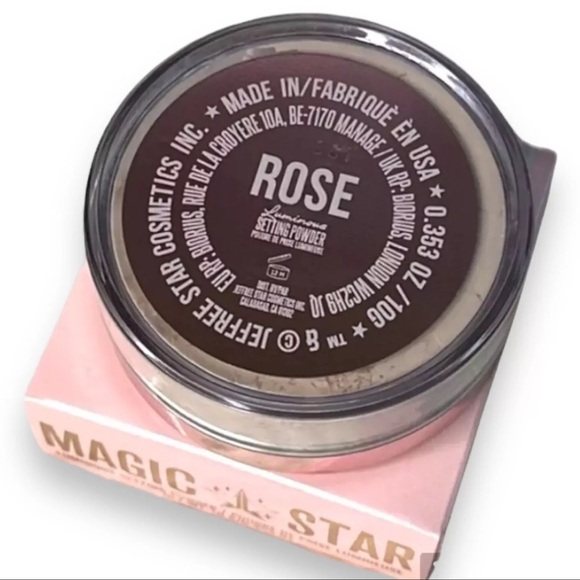 NIB Jeffree Star Magic Star Luminous Setting Powder Rose Full Size‎ 10g - Picture 2 of 4